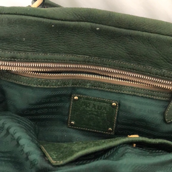 Green Prada Tote - Picture 7 of 7